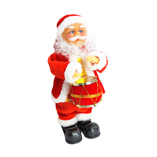 [12046M1] Papá Noel Luz Musical 29 Cm
