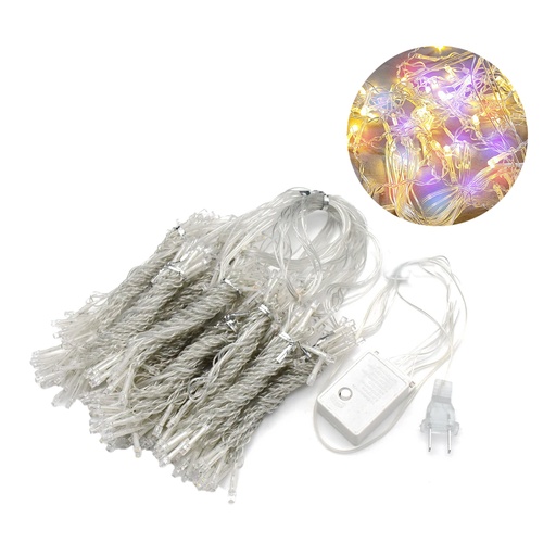 [LC-002MU] Cortina De Luces 3X3Mts 352Led Rbg