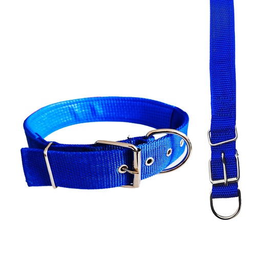 [13185AZ] Collar Para Perro 4Cm