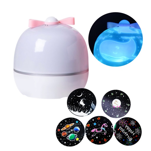 [0733 SR] Luz Noche Proyector Usb