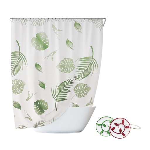 [0748 M3] Cortina De Baño 180X180Cm