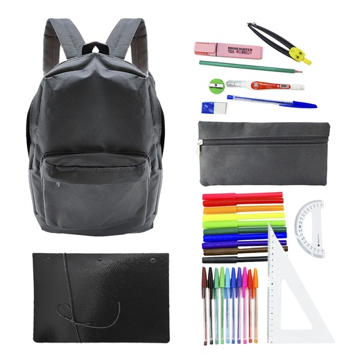 [ES0001NE] Set Escolar Mochila