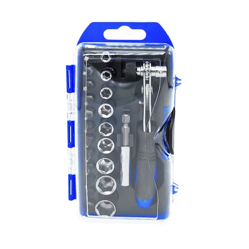 [10130AZ] Juego Llave Tubos 23Pcs