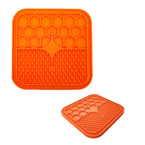 [13154NA] Mat De Lamer Comida Mascota 15X15X0.9Cm