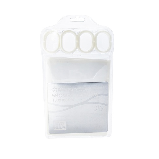[0747 BL] Protector De Cortina De Baño 180X180Cm