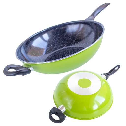 [0811 TF] Wok De Teflon 28X8.2 - 2.3Mm