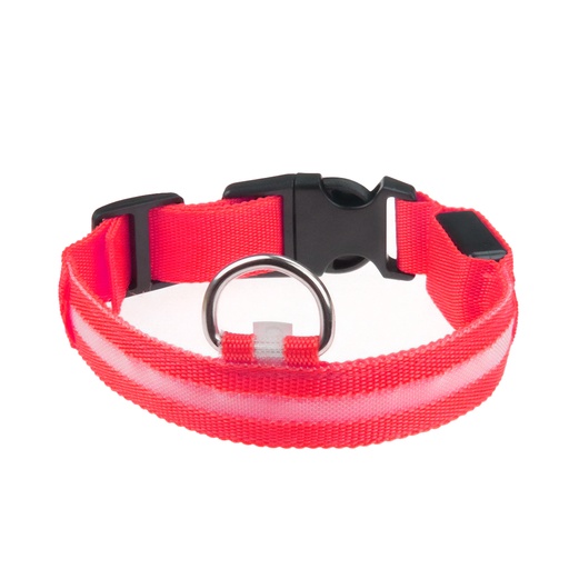 [13186ROS] Collar Para Mascota Con Luz