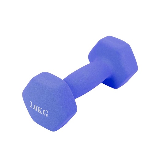 [15003CE] Mancuerna Hexa Engomada 3Kg