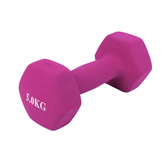 [15005RS] Mancuerna Hexa Engomada 5Kg