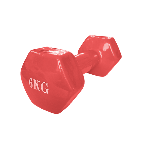 [15006RO] Mancuerna Hexa Engomada 6Kg