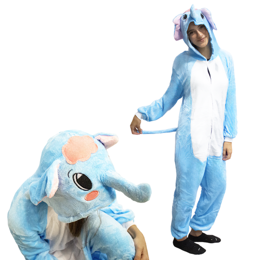 [9045CE] Pijama adulto enterizo. Mod ELEFANTE