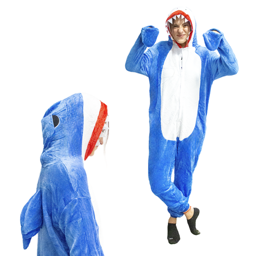 [9050AZ] Pijama adulto enterizo. Mod TIBURON