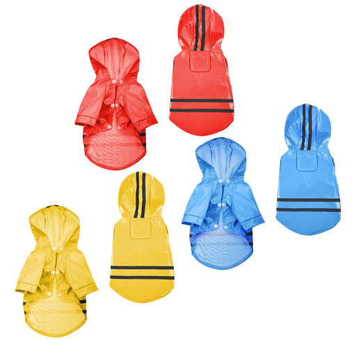 [13191SR] Piloto Impermeable de Paseo Liso con Botones